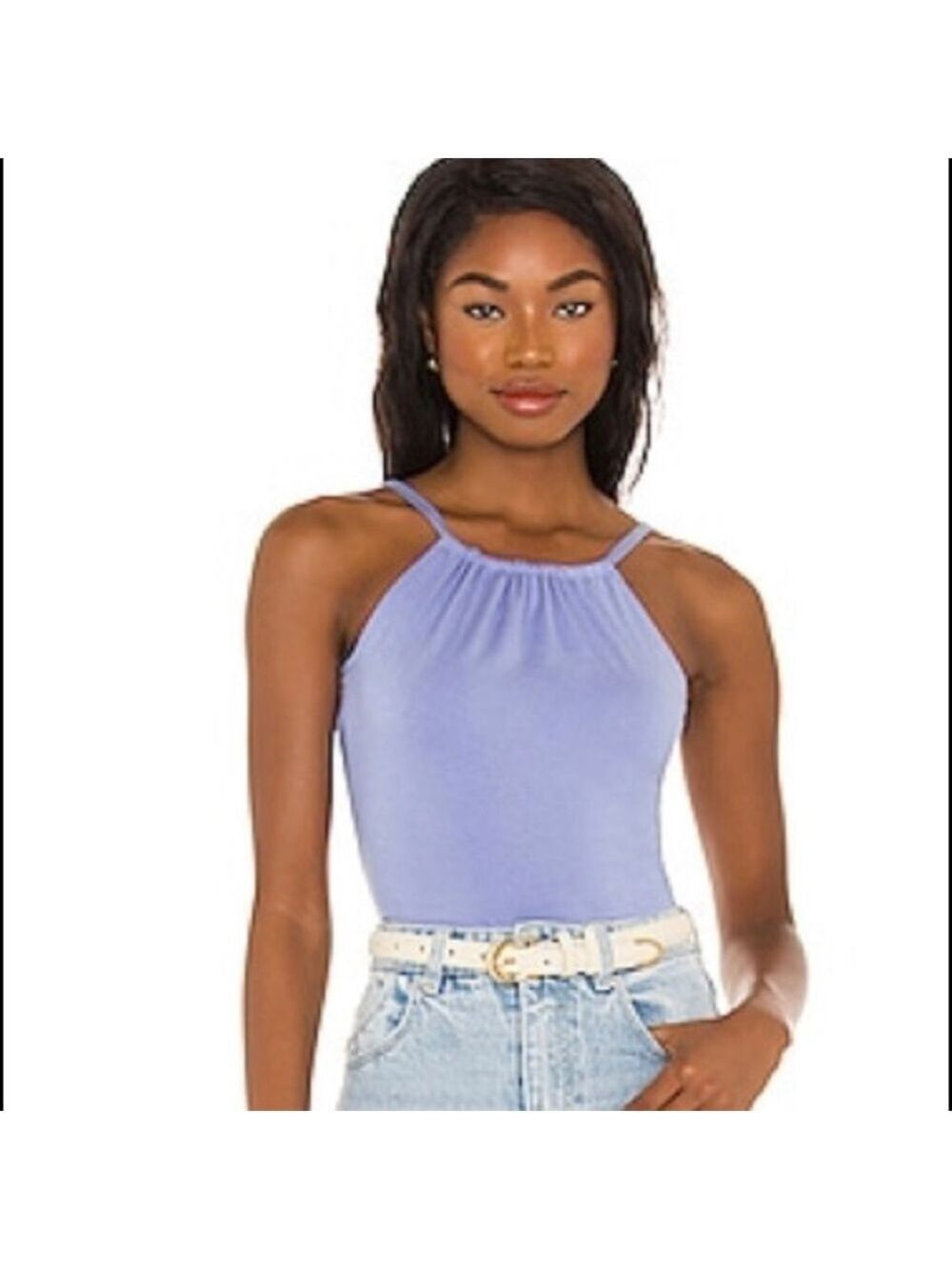 𝅺REVOLVE LOVERS + FRIENDS Powder Blue Isabel Bodysuit NWT Size Large